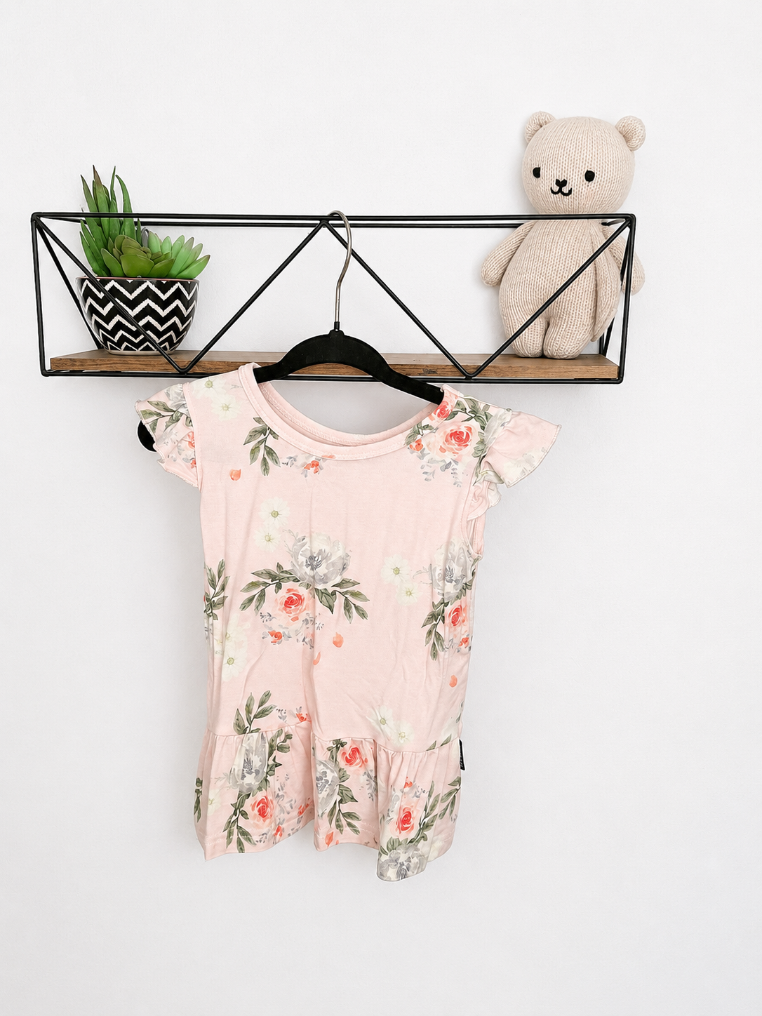 Belan J Peplum Floral Top
