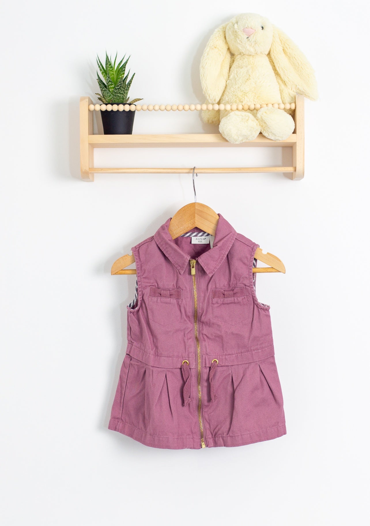 Aspen Kids 2T Pink Vest Dress