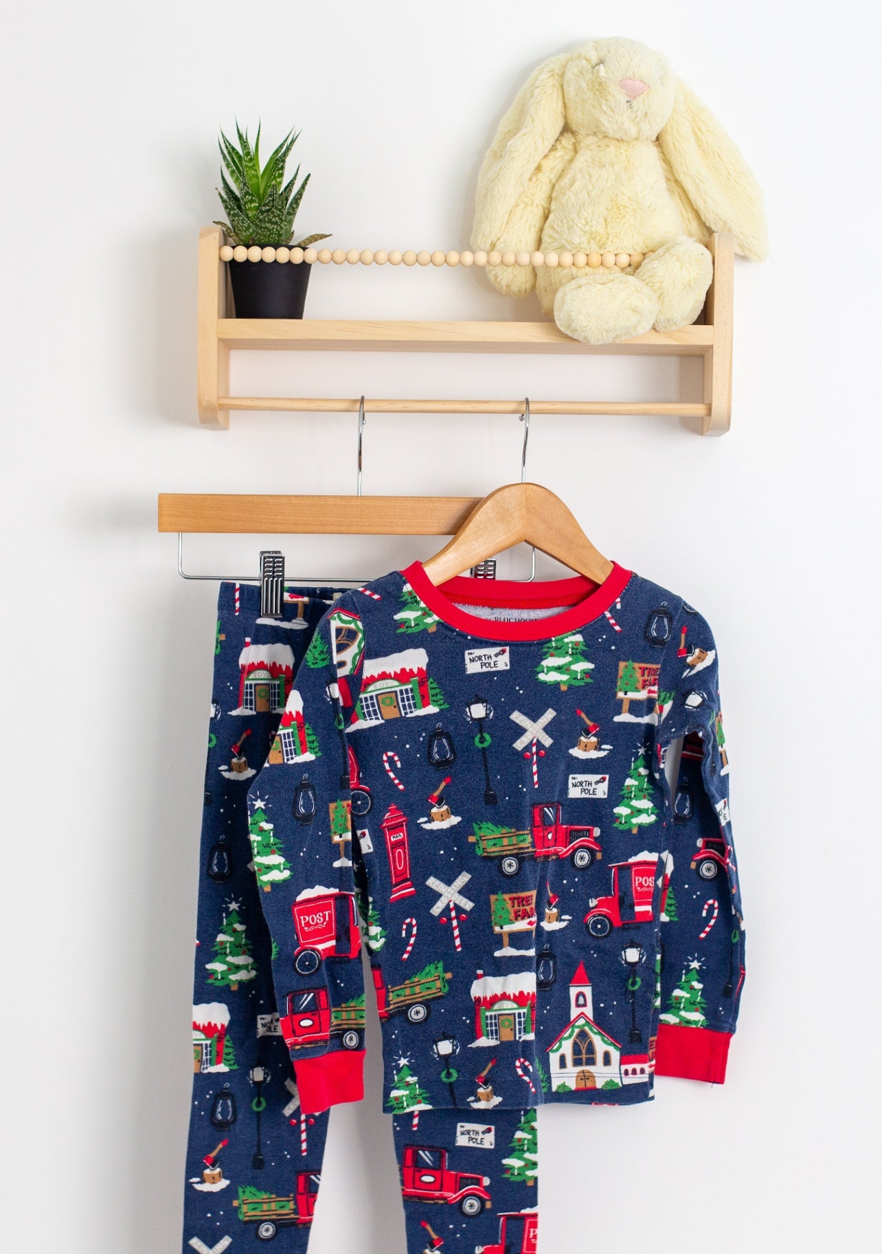 Little Blue House 6 Blue and Red Christmas PJs