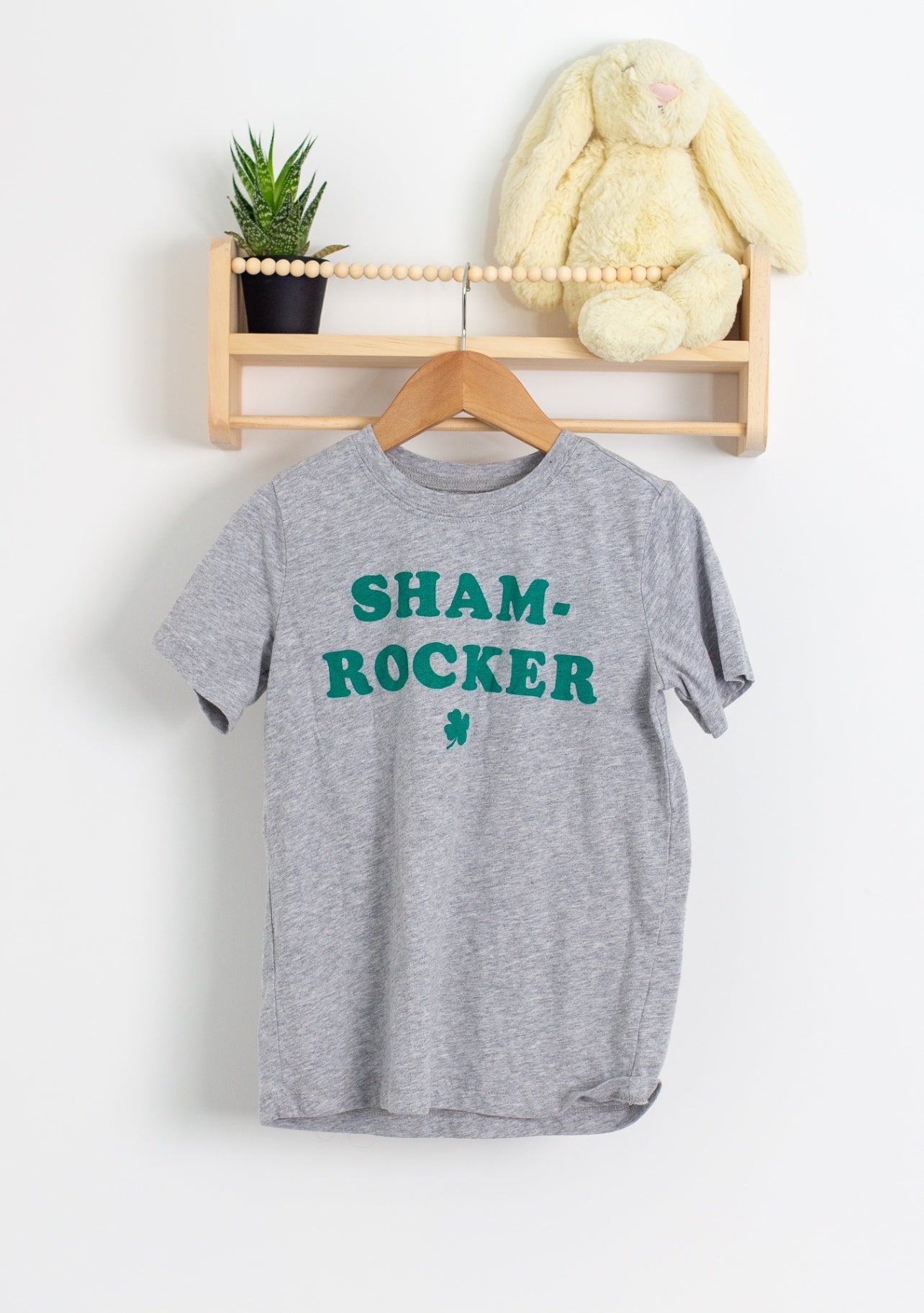 Carters 7 Gray Shamrocker Shirt
