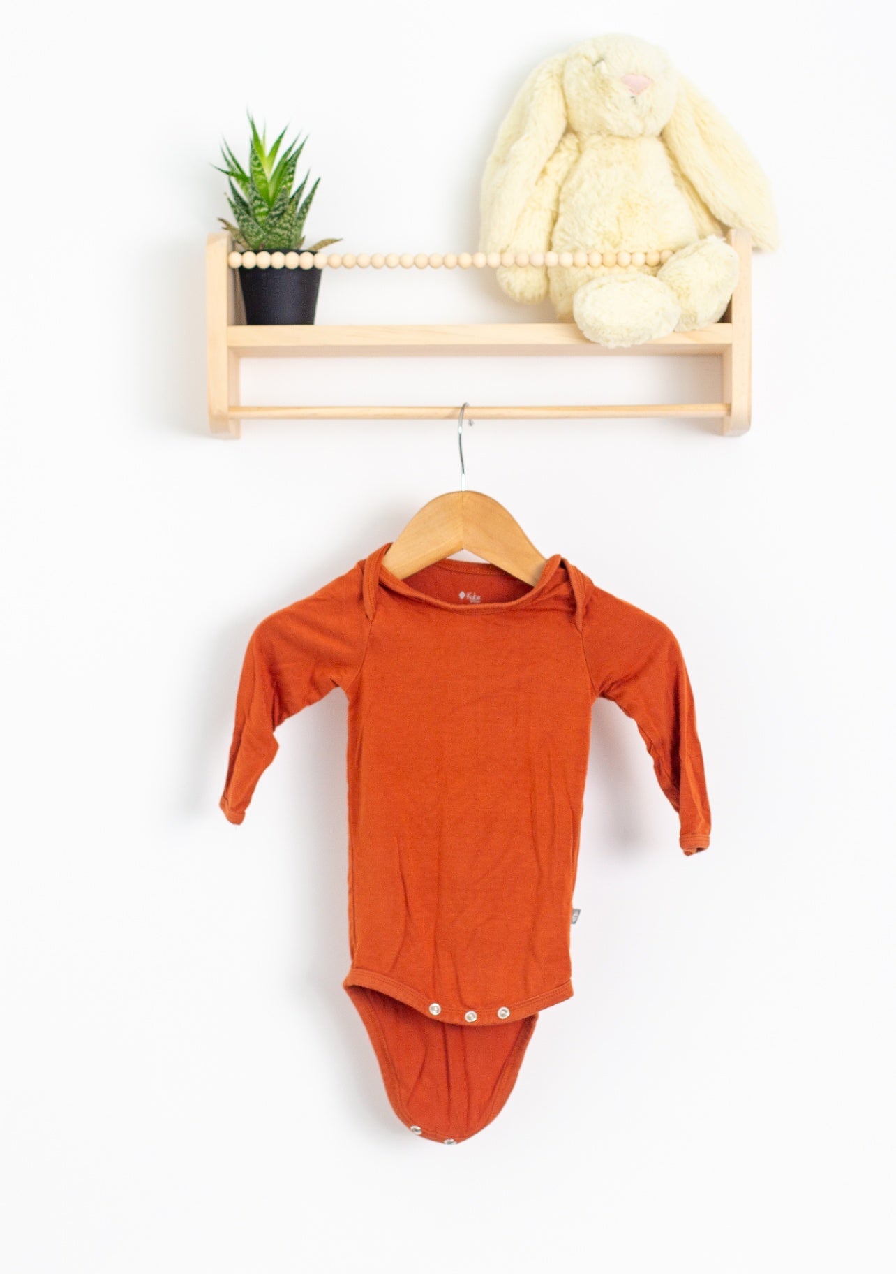 Kyte Long Sleeve Bodysuit Rust