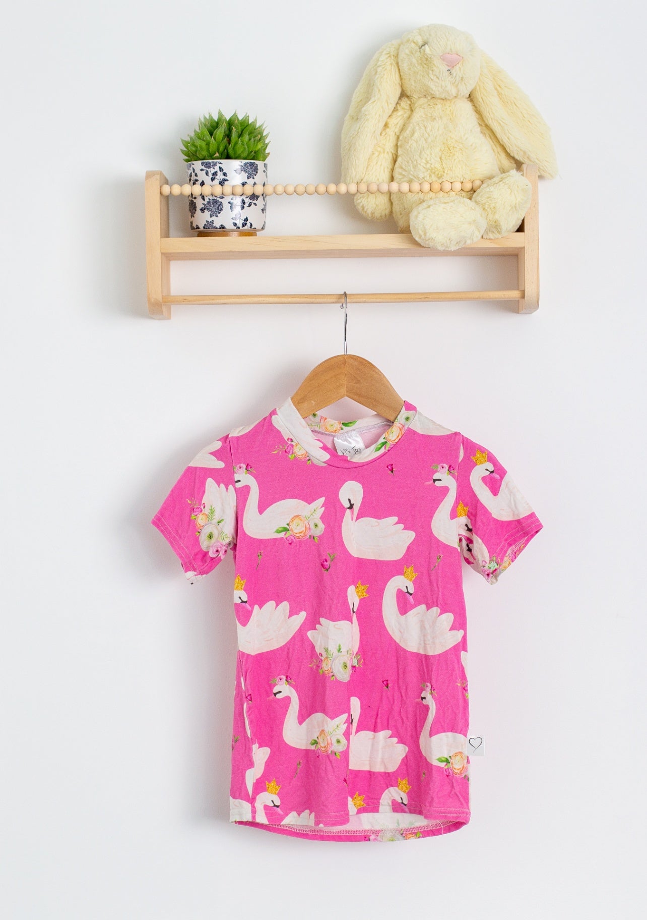 Vi & Jax Pink Swan Shirt