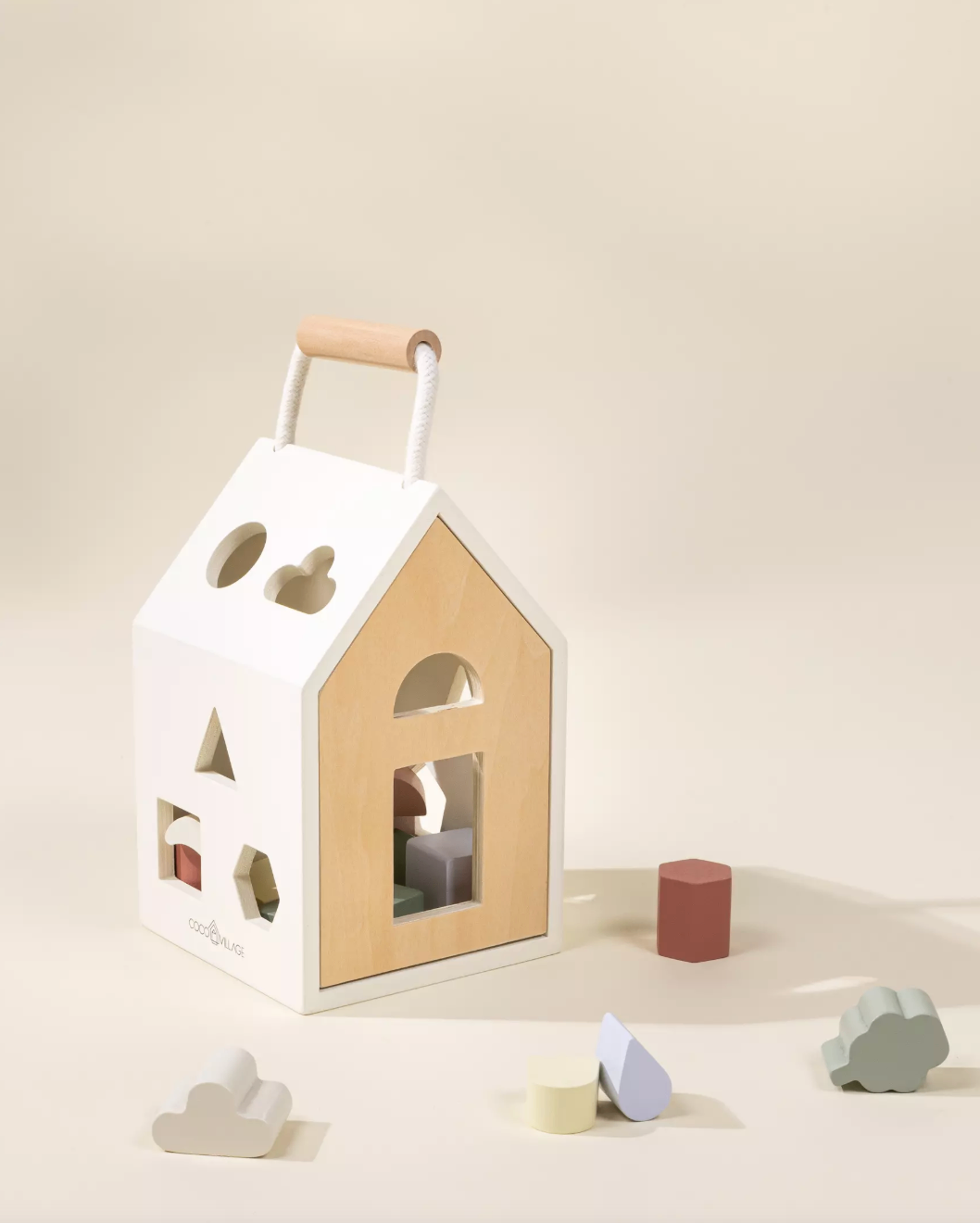 Coco Village Wooden Shapes Sorting House
