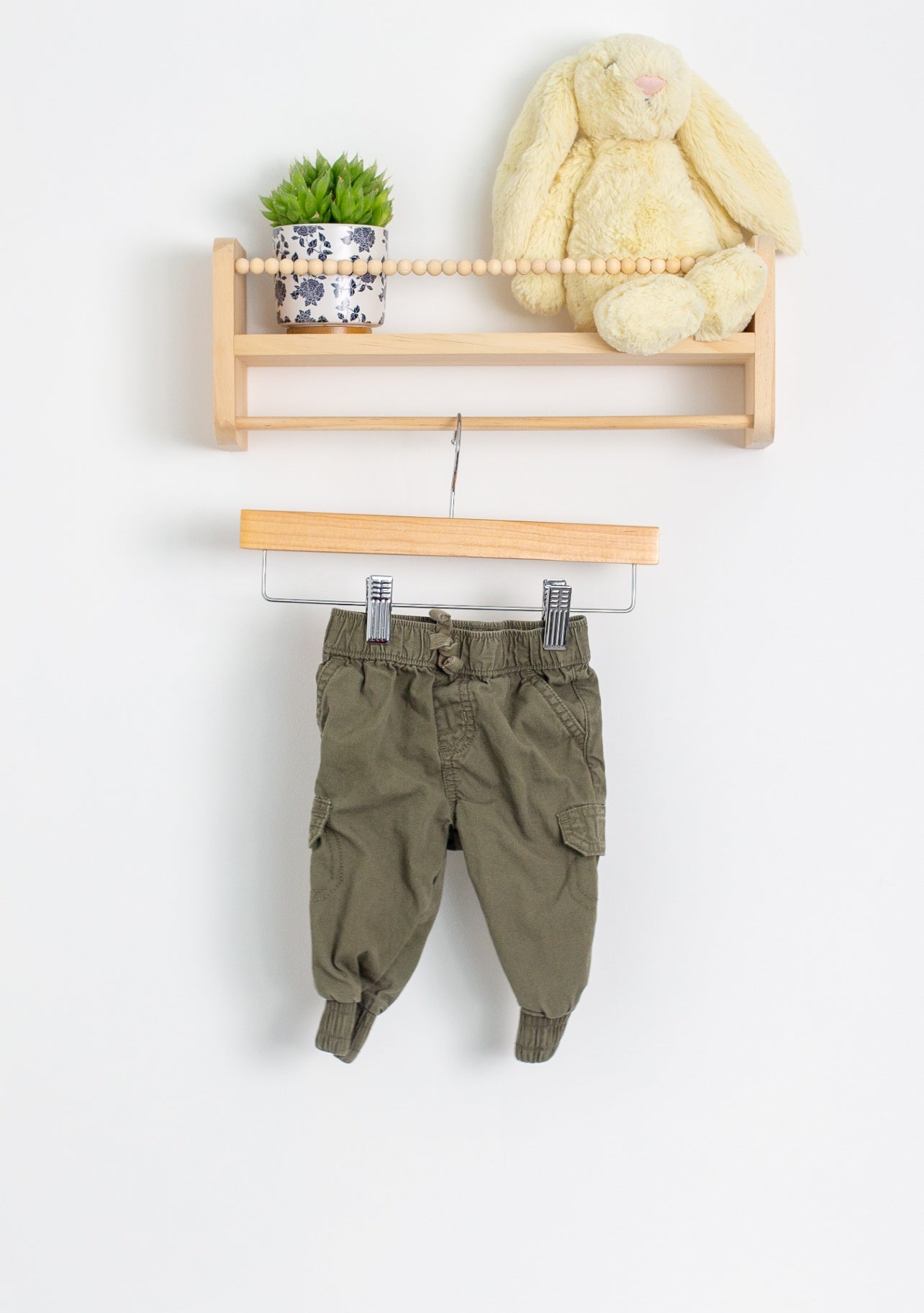 George 3-6M Olive Green Joggers