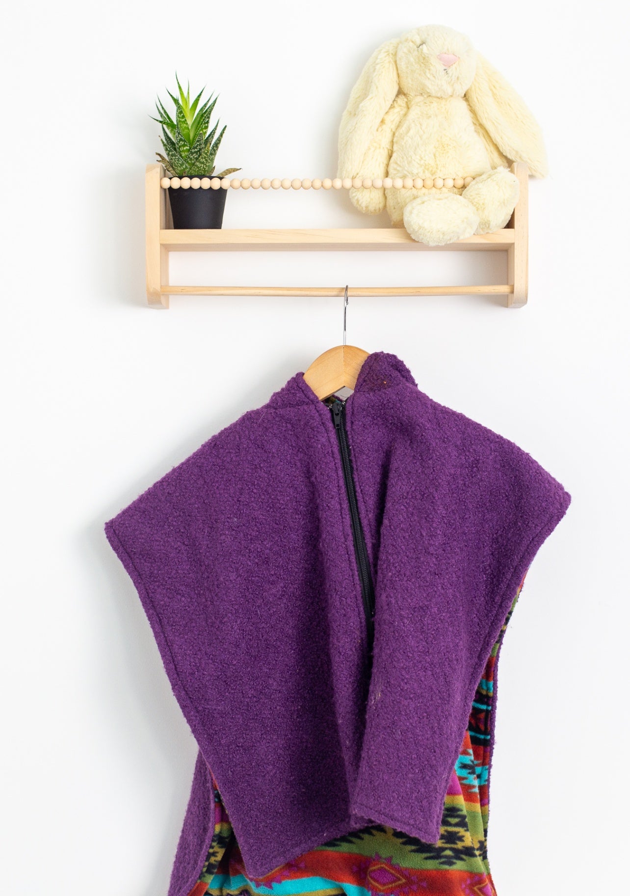 Unbranded Purple Poncho (Fits Approx 4-5)