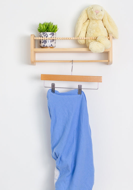 Aden and Anais 4-6M Blue Swaddle