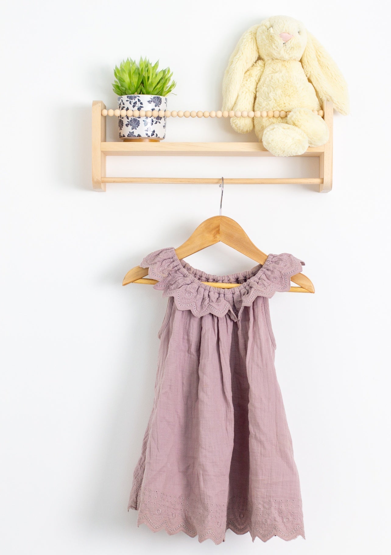 Quincy Mae 2-3Y Isla Dress - Light Pink - Whimsy