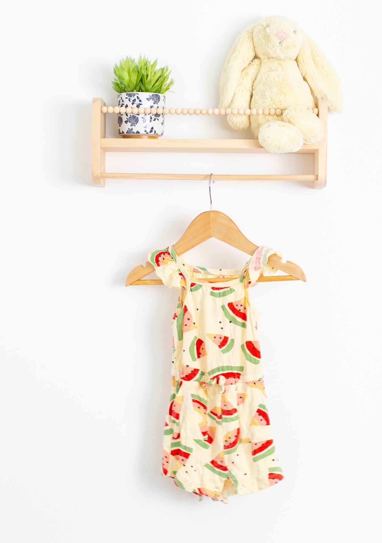 Silkberry Baby 6-12M Ruffle Jumper with Watermelons - Whimsy