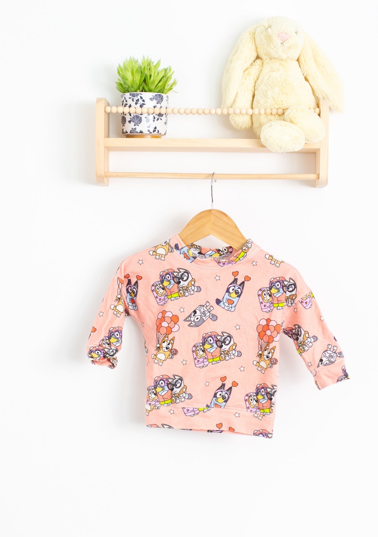 Dear Aspen 12-18M Pink Bluey Sweater Play - Whimsy