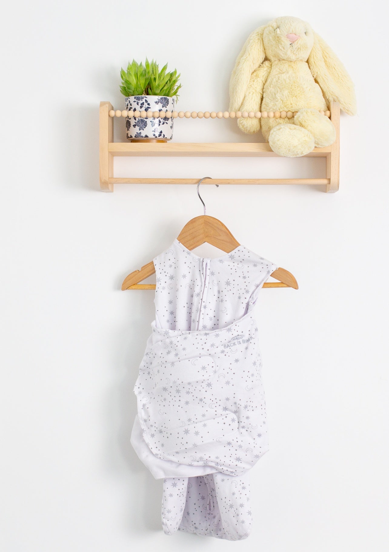 HALO 100% Cotton Sleepsack Swaddle, 3-Way Adjustable Wearable Blanket, TOG 1.5, Midnight Moons Grey, Newborn, 0-3 Months