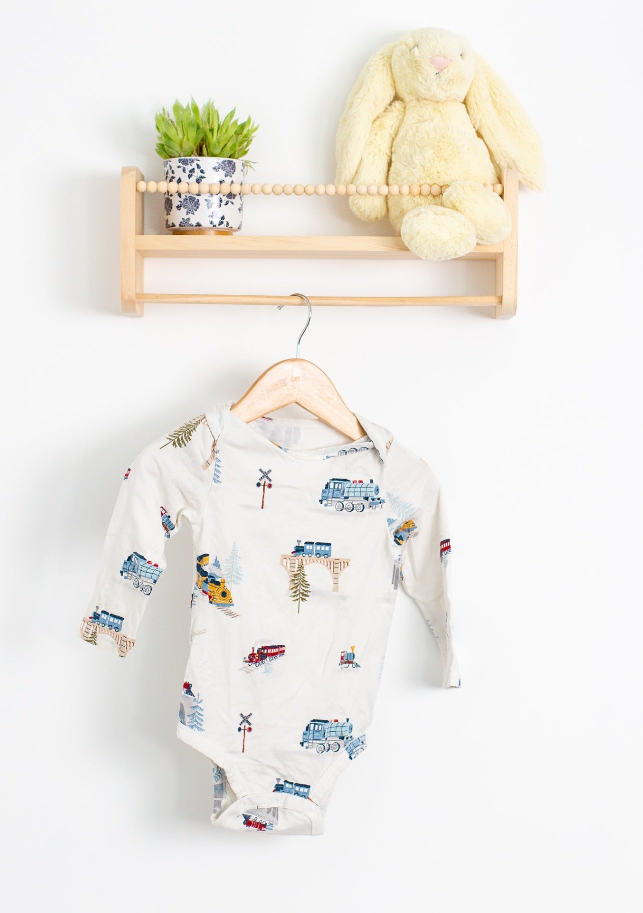 Loulou Lollipop 12-18M Train Onesie - Whimsy