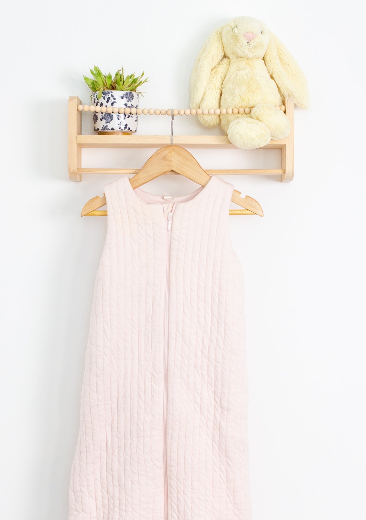 Souris Mini 12-24M Pink Quilted Sleep Sack - Whimsy