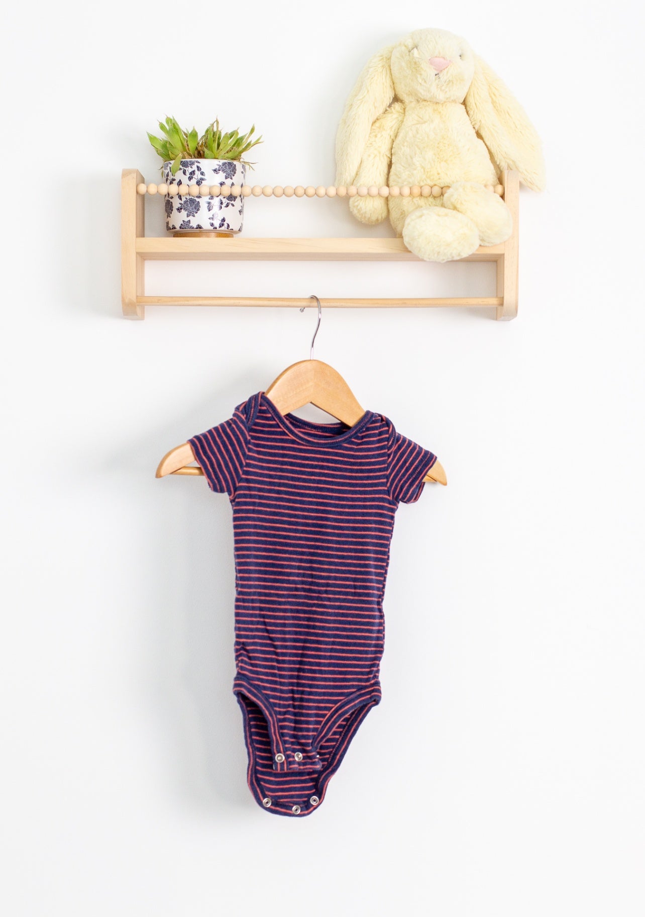 Carters 6M Navy blue and red Onesie - Whimsy