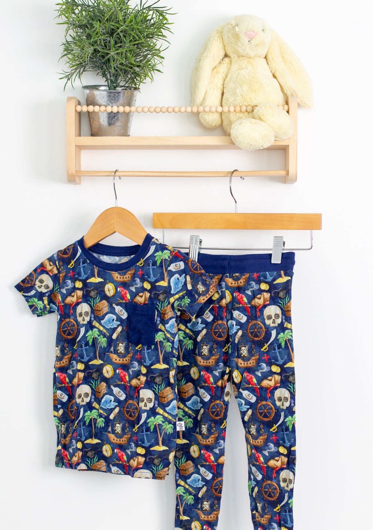 Mila Baby 3T Multicolor Pirate PJs