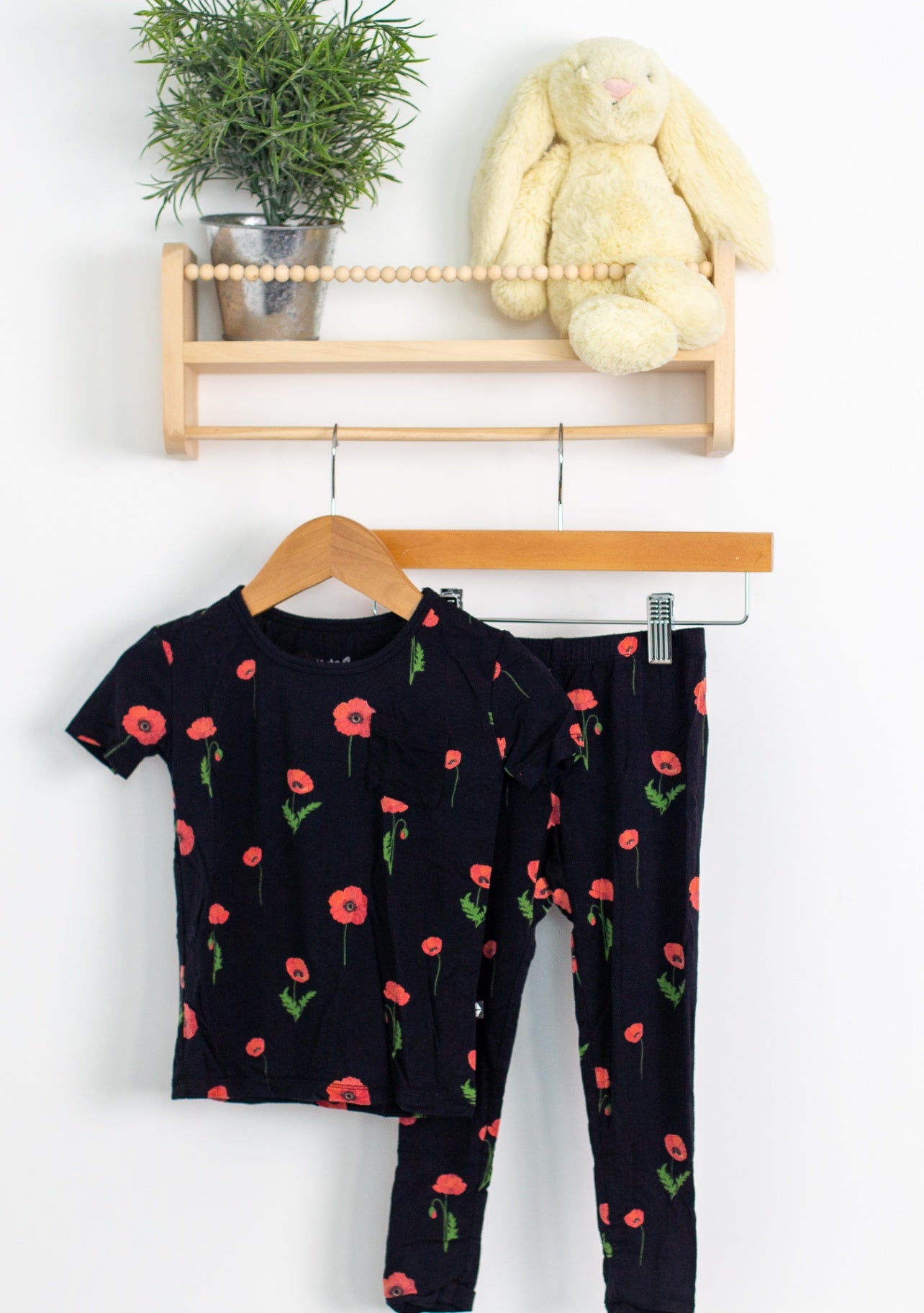 Kyte Baby 3T Poppies Long Sleeve PJs