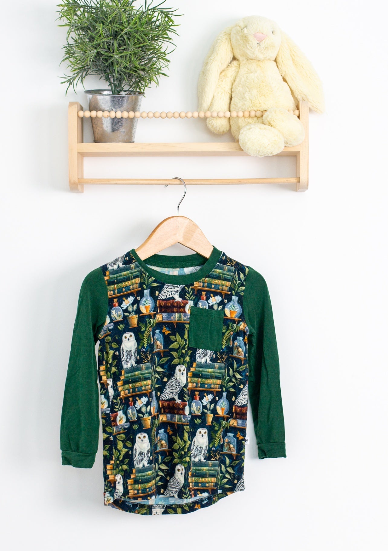 Ploom Baby 2T Multicolor Long Sleeve Owl Library Shirt