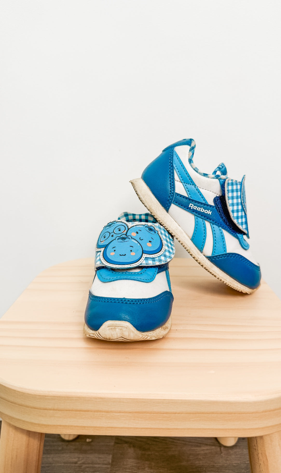 Reebok 7C Royal CL Jog 2.0 KC Blueberry Velcro Toddler Sneakers