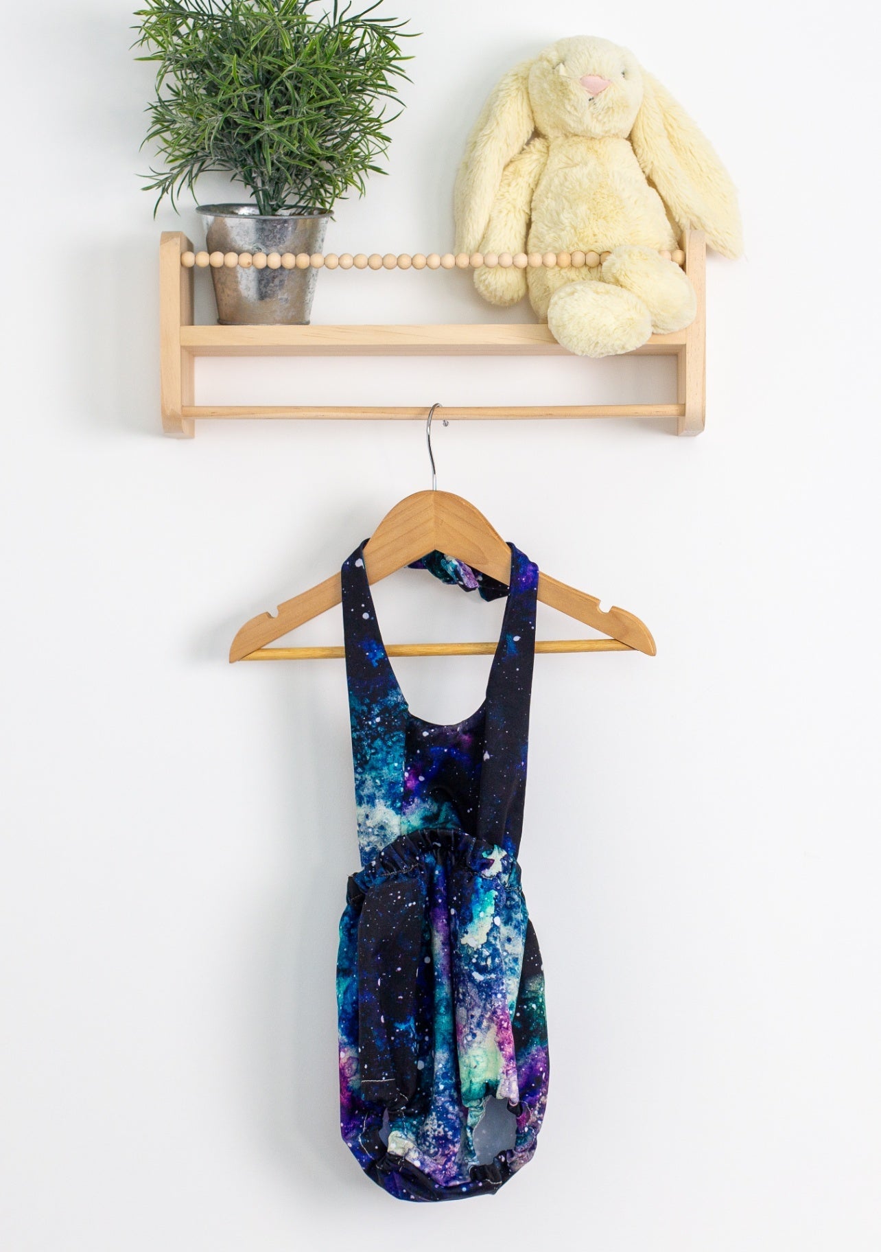 Little Wee Things 3T Multicolored (galaxy pattern) Halter Swim Suit