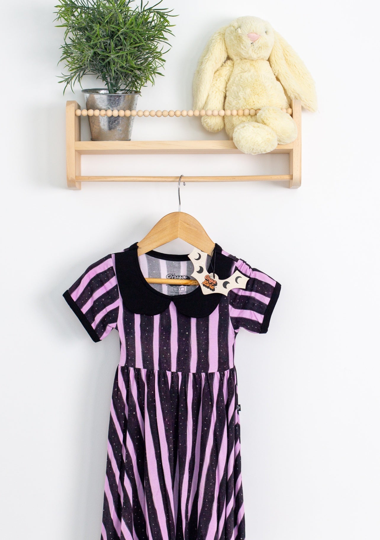 Onyx and Lore 3T Purple and black Little Nightmares Dress NWT