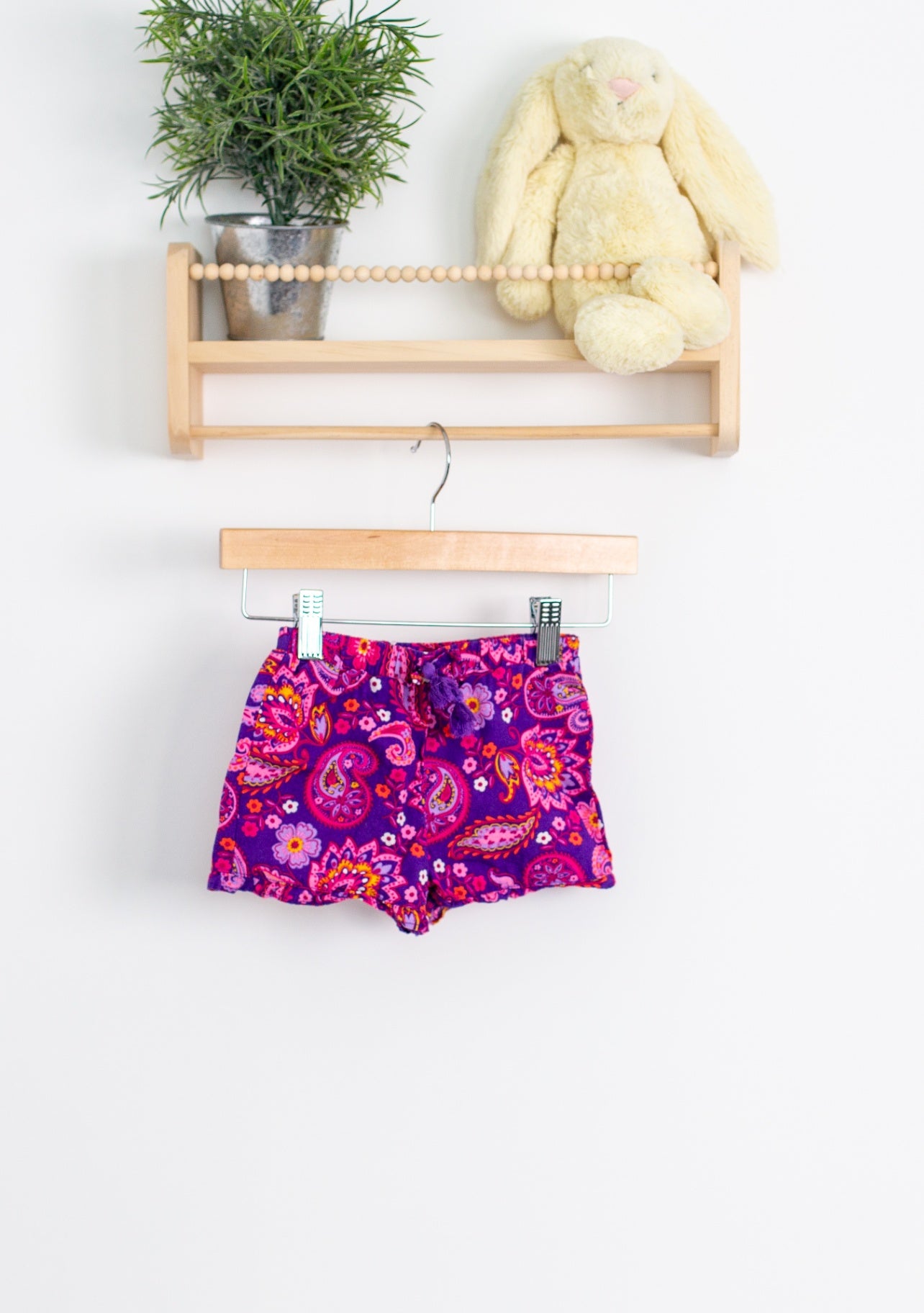 Gymboree 2T Purple Paisley Shorts