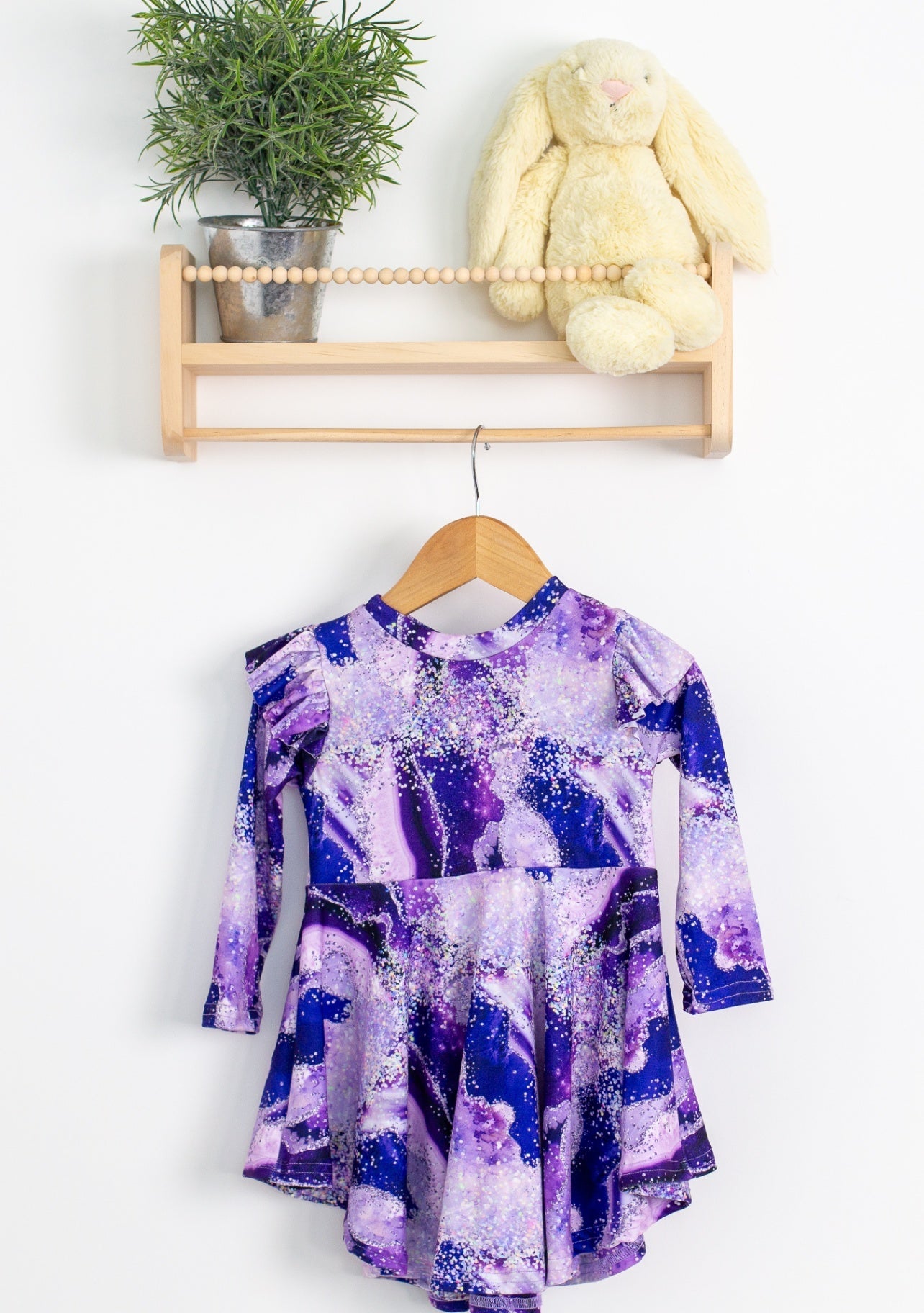 Vi & Jax 2-3Y Purple Ruffle Dress