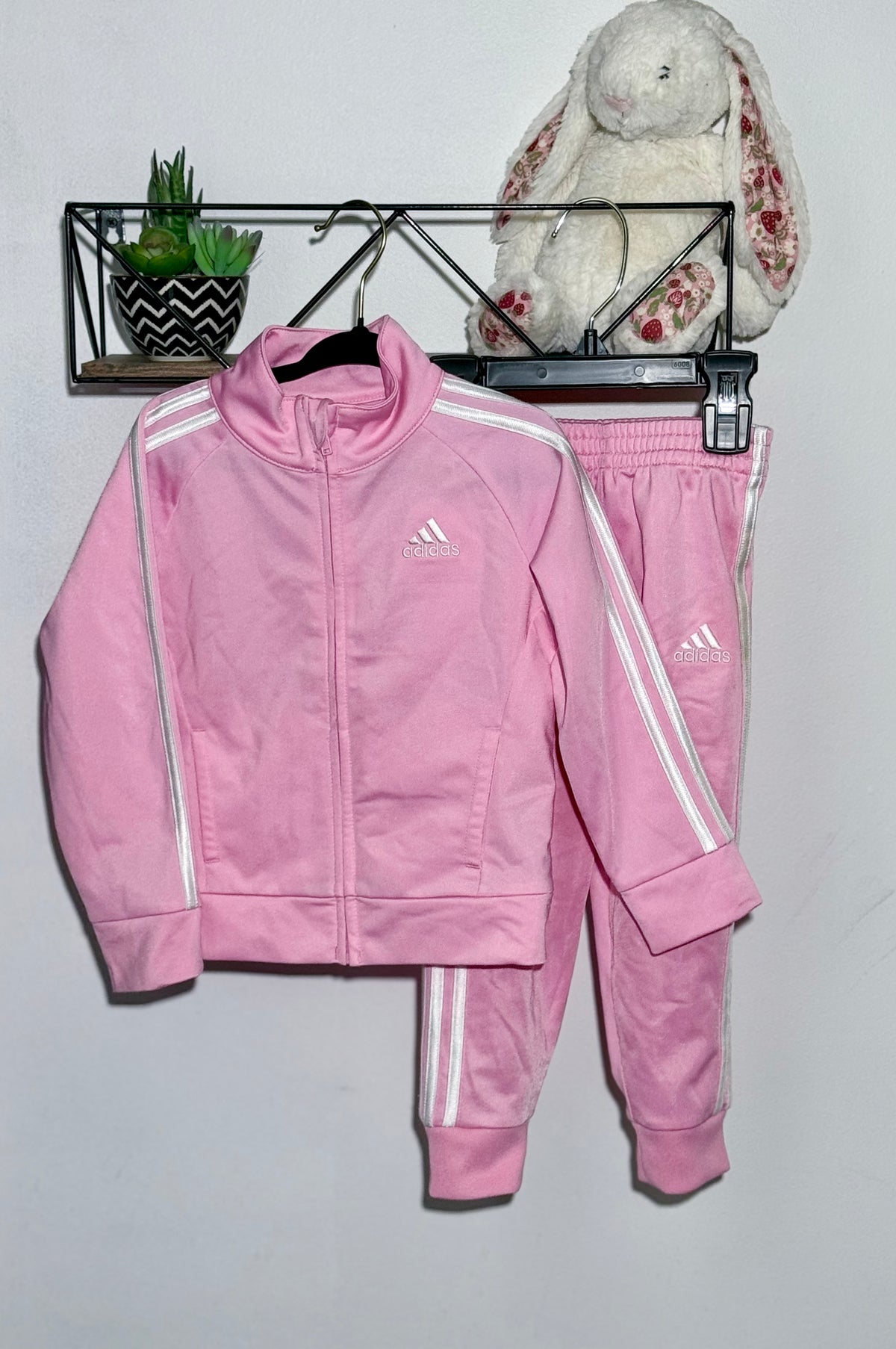 Adidas Pink Tracksuit
