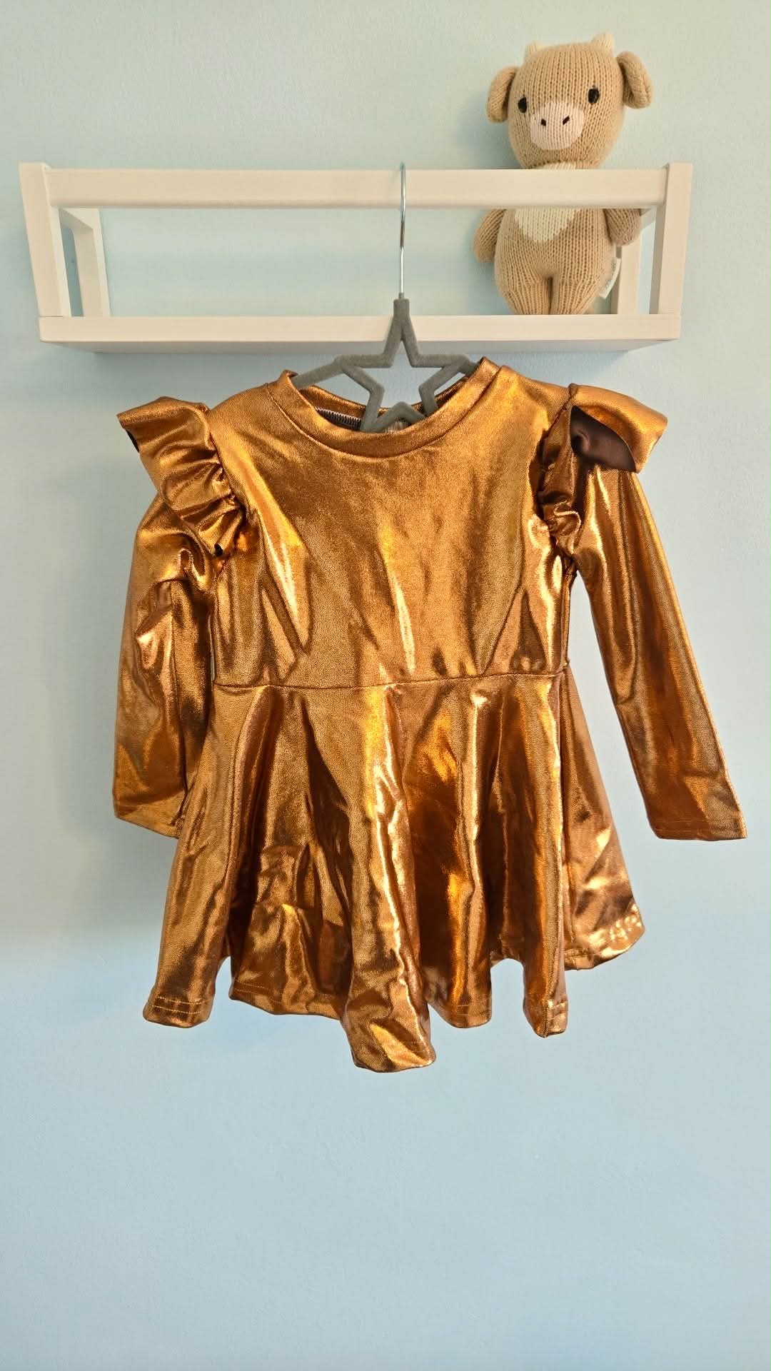 Vi&Jax Orange Shimmer Peplum