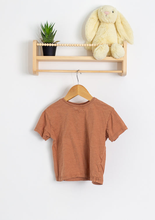 ZARA T-Shirt 2T Brownish-Orange