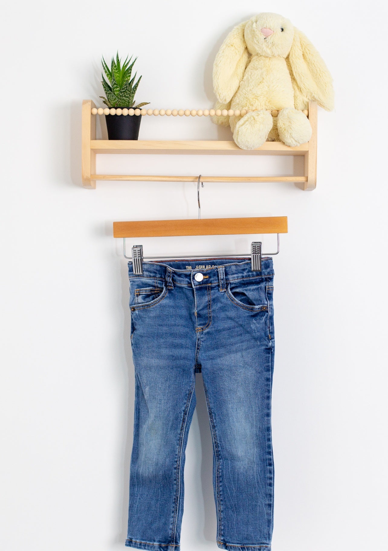 ZARA Jeans 2T Blue Stretch Denim