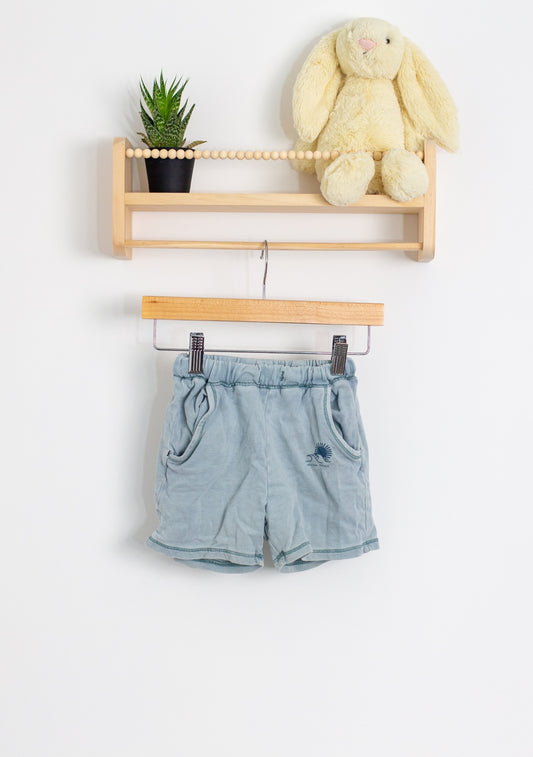 Zara 2T Light Blue Shorts