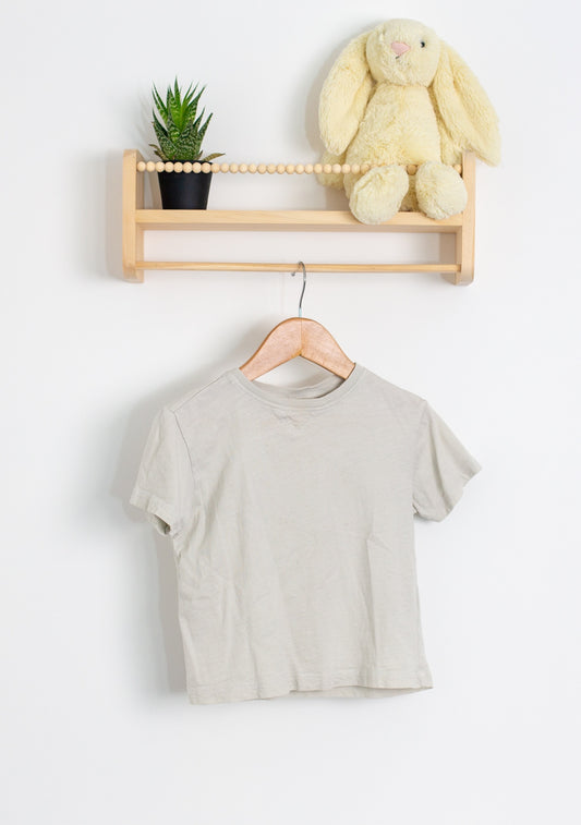 ZARA Everyday 2T Beige Beige Tshirt