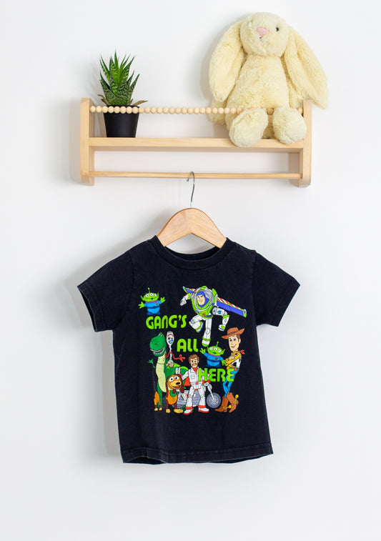 Disney Toy Story T-Shirt 2T Black