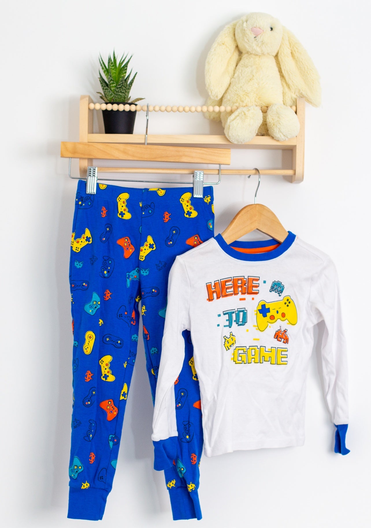 George Add-Ons XS Blue with multicolor pattern