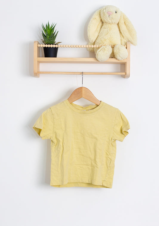 ZARA 2T Yellow TShirt
