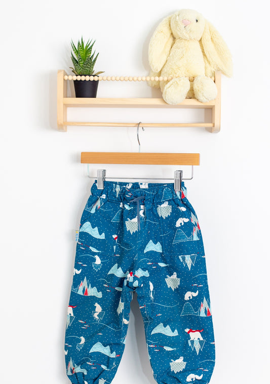 Jan & Jul Fleece Lined Splash Pants 2T Blue