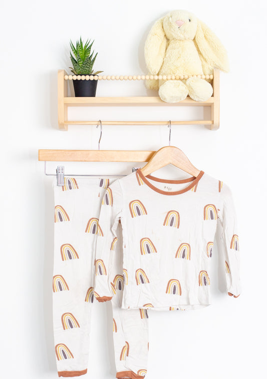 Kyte Baby Rainbows 3T Pajamas