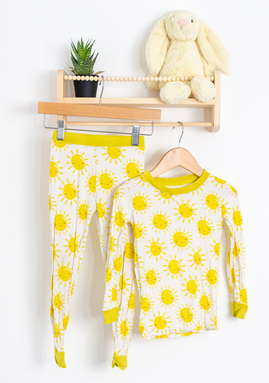 Little Sleepies Sleepwear 3T White and yellow