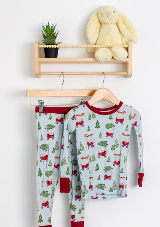 Sleepy Sloth Sleepwear 3T Light blue with red, green, and orange accents
