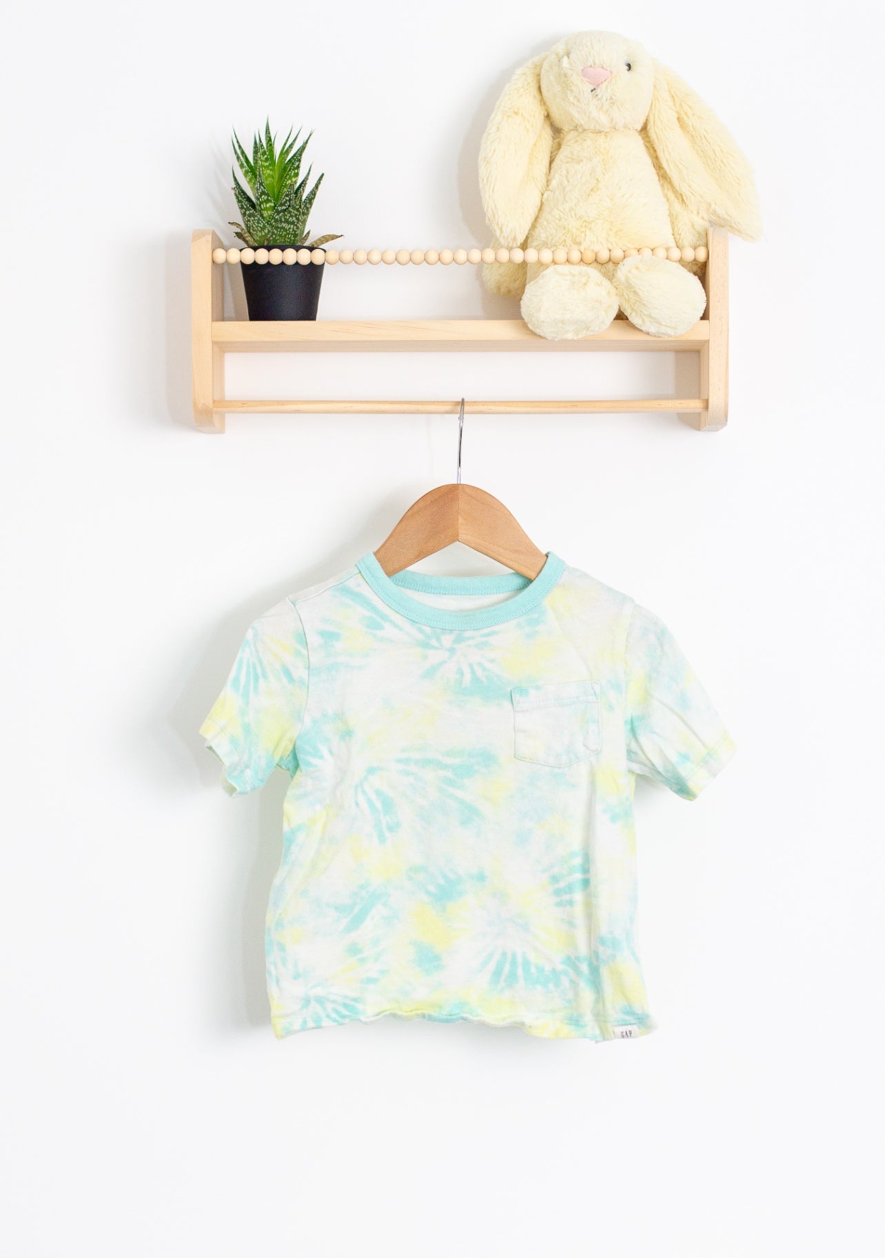 GAP Everyday 3T Pastel Tie-Dye (Light Blue, Yellow, White)