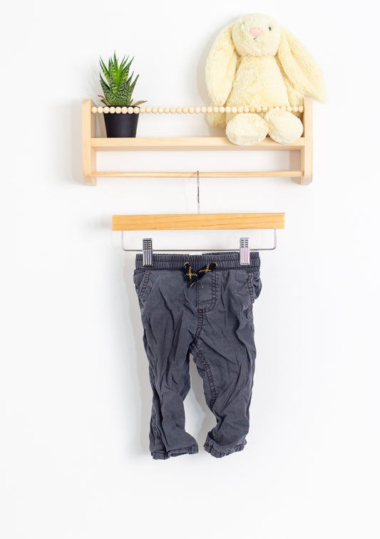 Carters Baby 12M Gray Lined Pants