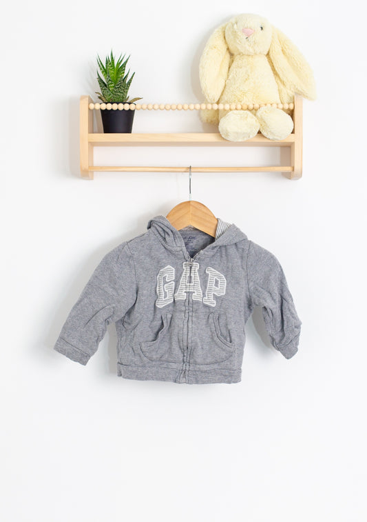 GAP Baby 6-12M Gray Hoodie
