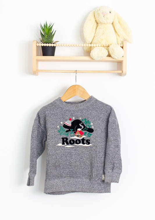Roots Sweatshirt 4T Gray