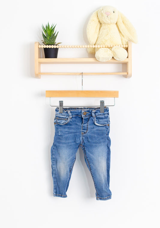 Zara Baby Denim 9-12M Blue