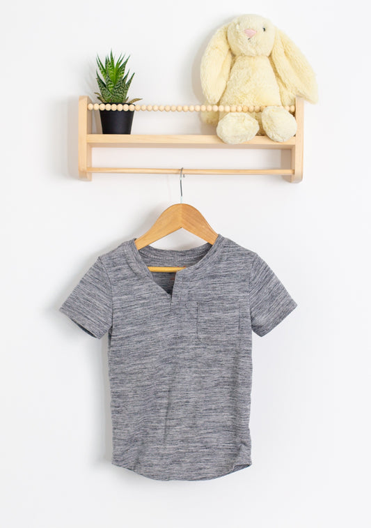 Cat & Jack Henley TShirt 4T Grey
