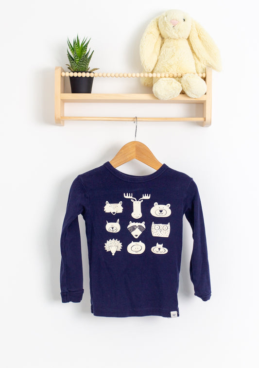 GAP Long Sleeved 4T Navy blue