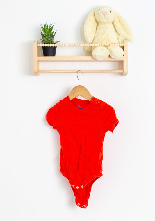 Joe Fresh Baby 18-24M Red Onesie