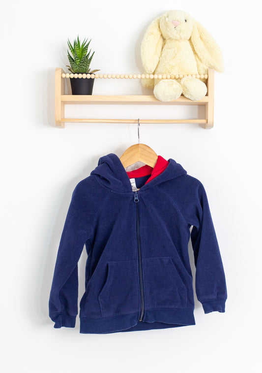 Carters Shark Head Fleece Sweater 4T Navy blue