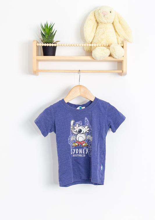 Earth Nymph Baby 6-12M Blue TShirt