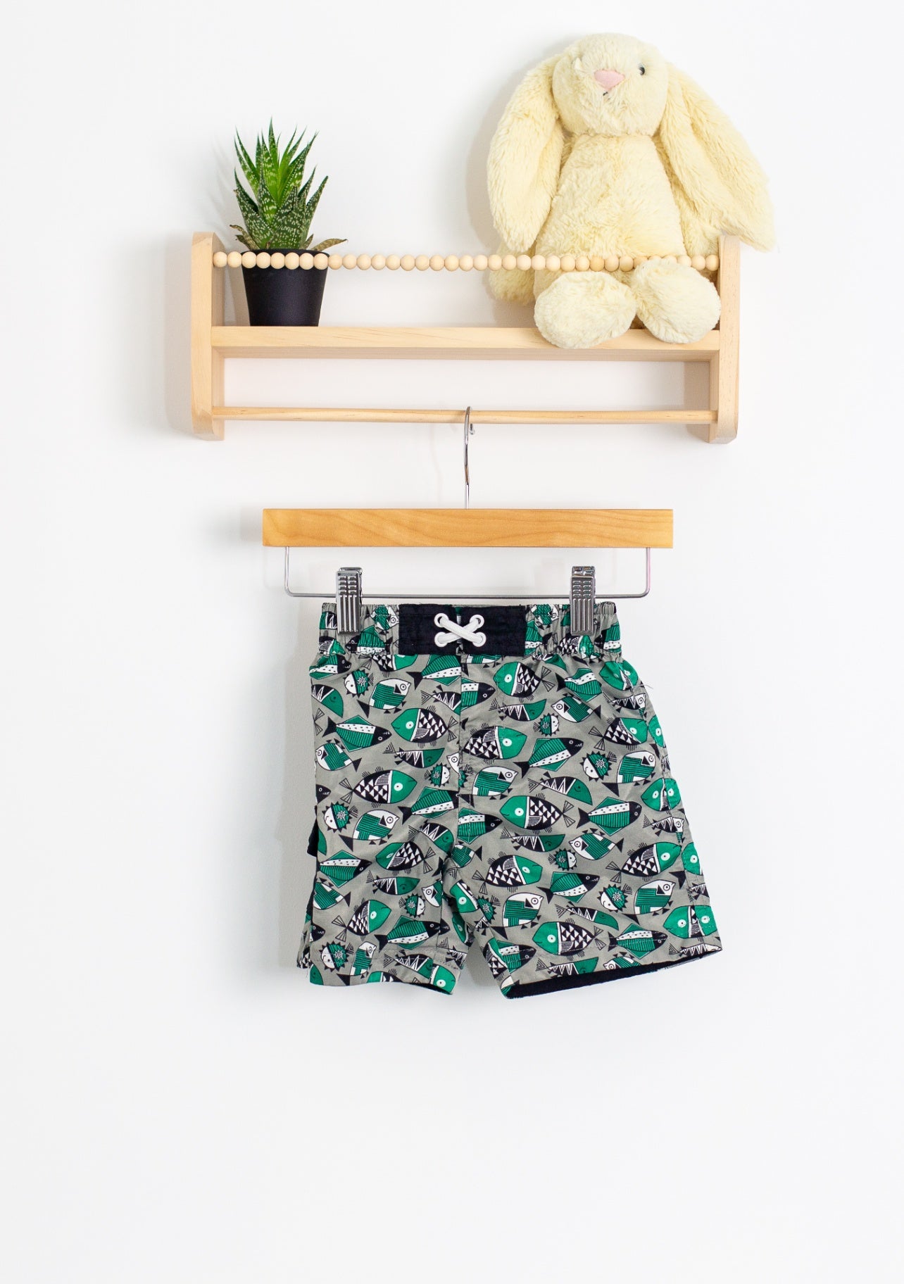 UV Skinz Swim Trunks 2T Gray, Green, Black, White