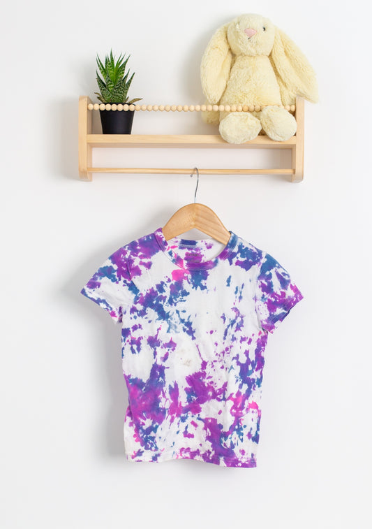 Small Shop Hand Dyed 6 Multicolor (purple, pink, blue, and white)
